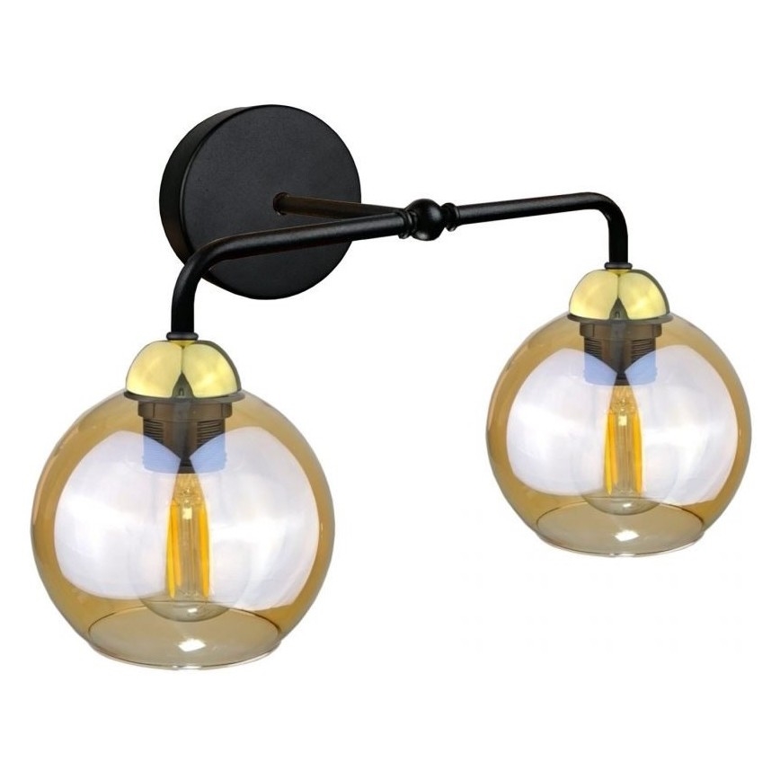 Vetro di ricambio per applique AMBER - marrone fumé