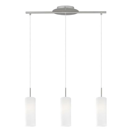 Vetro di ricambio per lampadario e lampada Eglo - Troy 3 bianco latte