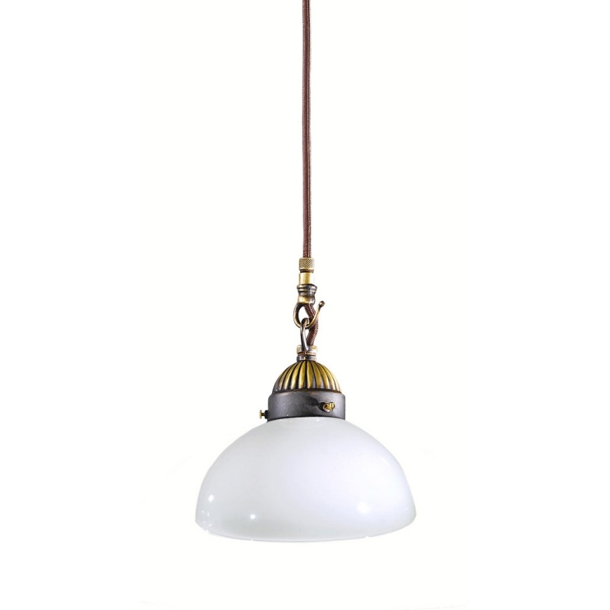 Vetro di ricambio per lampadario, lampada da tavolo, applique e faretto NONNA bianco
