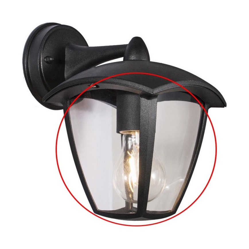 Vetro di ricambio per applique e lampada LUNA E27, trasparente