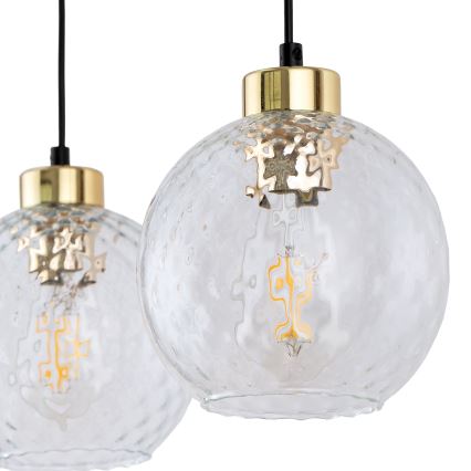 Vetro di ricambio per lampada da parete e lampadario DEVON, diam. 18 cm, trasparente