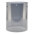 Vetro di ricambio per lampada da soffitto E27 diam. 13 cm grigio