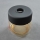 Vetro di ricambio per lampadario AMBER E27, diametro 14 cm, nero / beige fumé