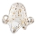 Vetro di ricambio per lampadario ANIA E14 95x130 mm limpido