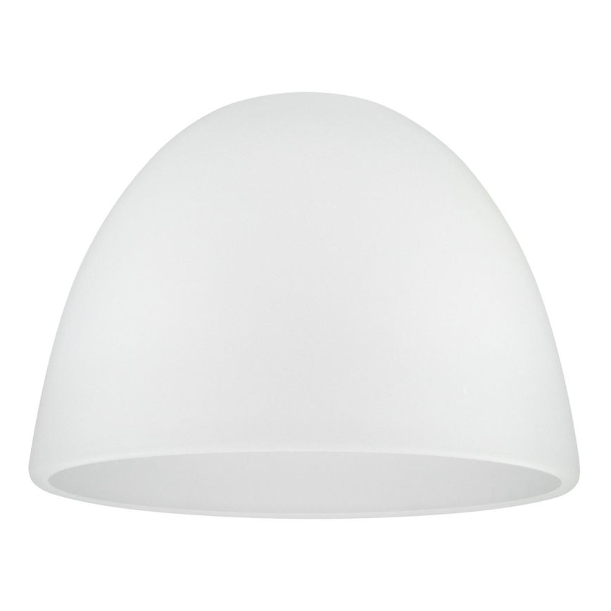 Vetro di ricambio per lampadario con attacco E27, Ø 18 cm, in vetro opalino