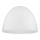Vetro di ricambio per lampadario con attacco E27, Ø 18 cm, in vetro opalino