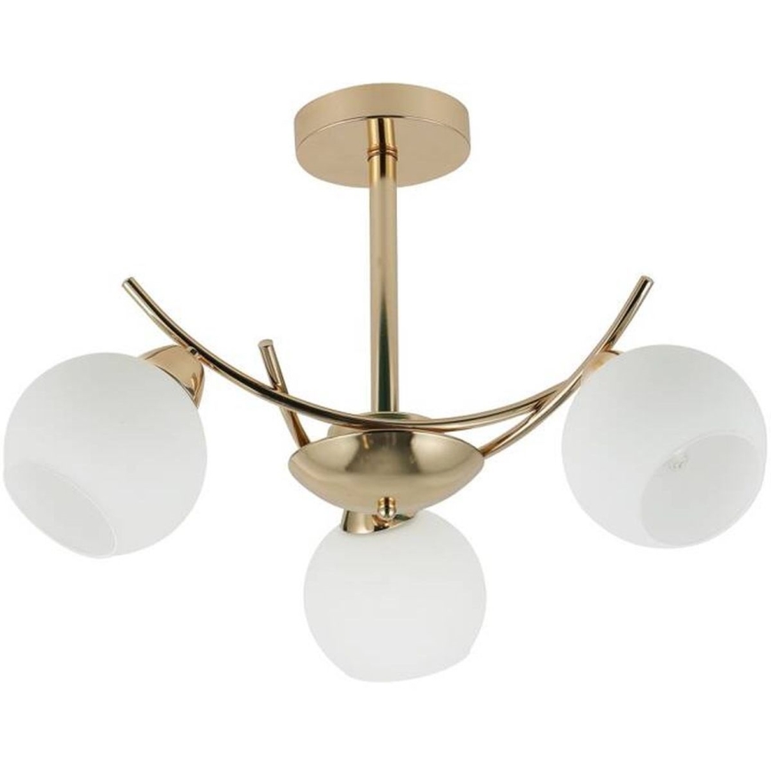 Vetro di ricambio per lampadario e applique AMOS E27, Ø 13 cm, bianco