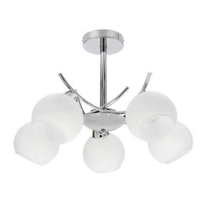 Vetro di ricambio per lampadario e applique AMOS E27, Ø 13 cm, bianco