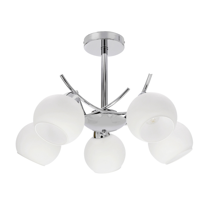 Vetro di ricambio per lampadario e applique AMOS E27, Ø 13 cm, bianco