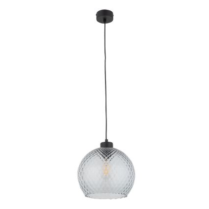 Vetro di ricambio per lampadario e applique DEVON E27, diametro 25 cm, grigio fumé