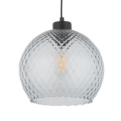 Vetro di ricambio per lampadario e applique DEVON E27, Ø 18 cm, grigio fumé
