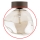 Vetro di ricambio per lampadario e applique LAVA G9, beige fumé