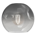 Vetro di ricambio per lampadario e applique MONTE E27 diametro 15 cm fumé