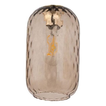 Vetro di ricambio per lampadario e applique PESCARA E27 Ø 14 cm marrone fumé
