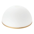 Vetro di ricambio per lampadario e lampada da terra OLD LAMP E27 diametro 30 cm bianco/oro