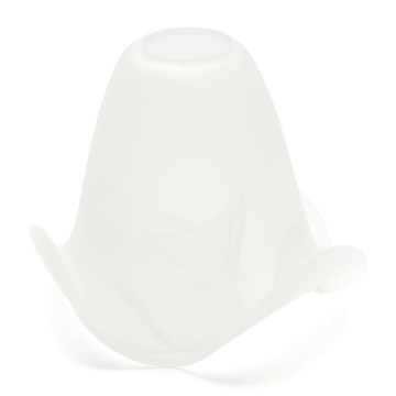 Vetro di ricambio per lampadario e lampada SISI E14 diametro 13 cm bianco