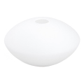 Vetro di ricambio per lampadario E14 diametro 15 cm bianco