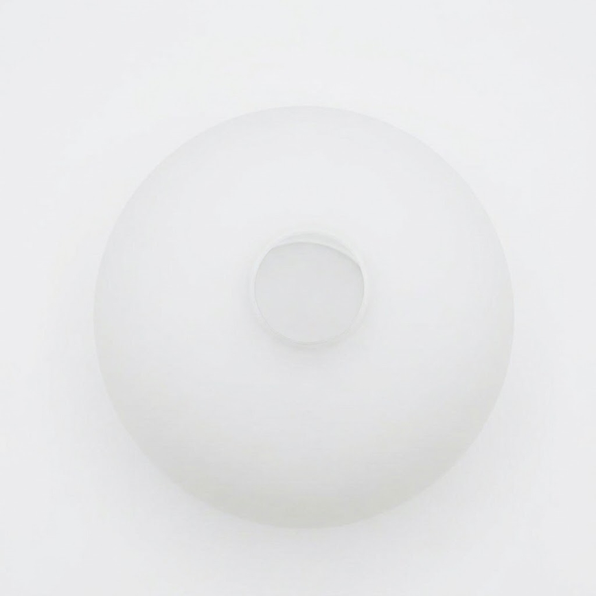 Vetro di ricambio per lampadario E14 diametro 15 cm bianco