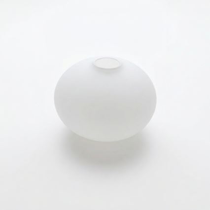 Vetro di ricambio per lampadario E14 diametro 15 cm bianco