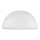 Vetro di ricambio per lampadario E27 diam. 19 cm bianco