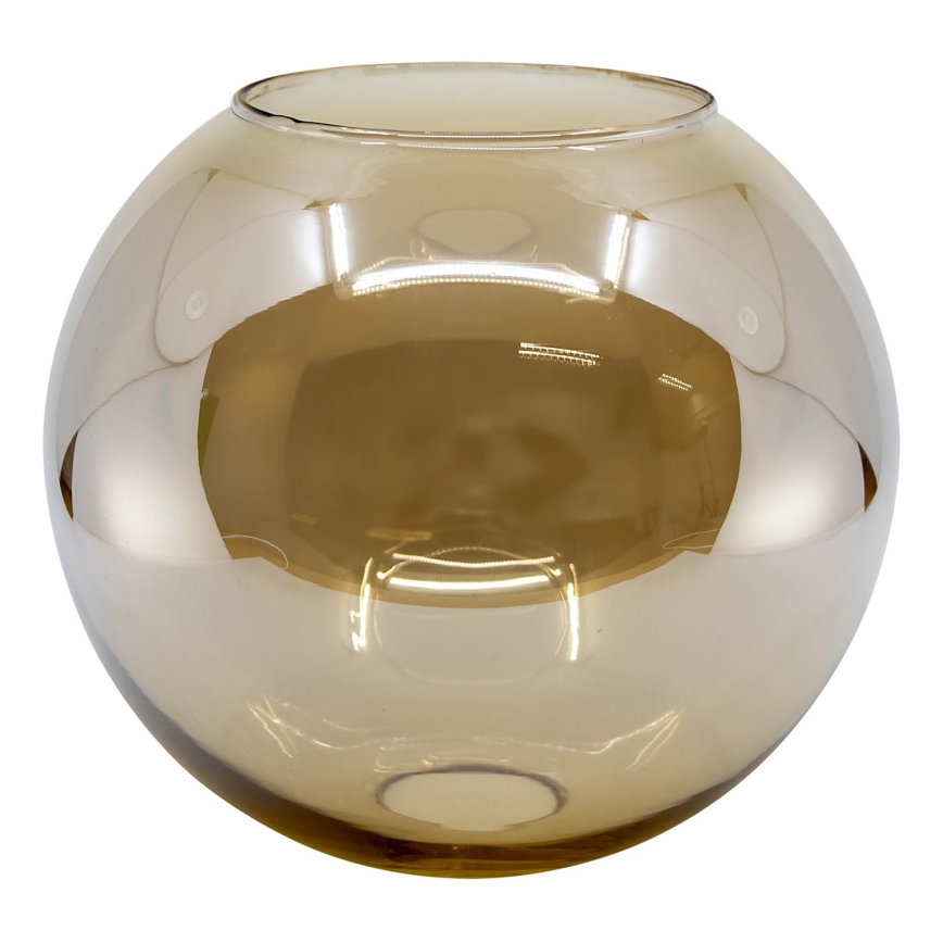 Vetro di ricambio per lampadario E27 diam. 20 cm beige
