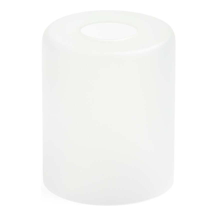 Vetro di ricambio per lampadario E27 diametro 10 cm bianco