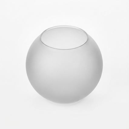 Vetro di ricambio per lampadario E27, diametro 15 cm, bianco opaco