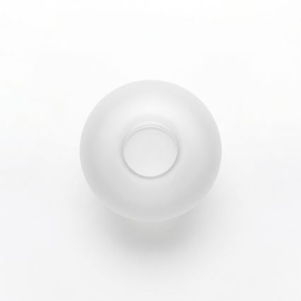 Vetro di ricambio per lampadario E27, diametro 15 cm, bianco opaco