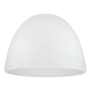 Vetro di ricambio per lampadario E27 diametro 18 cm bianco