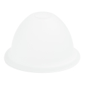 Vetro di ricambio per lampadario E27 diametro 19 cm bianco