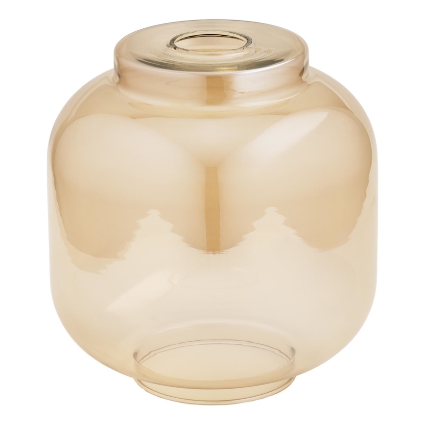 Vetro di ricambio per lampadario E27 diametro 20 cm beige