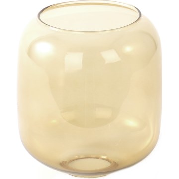 Vetro di ricambio per lampadario E27, Ø 14 cm, marrone fumé