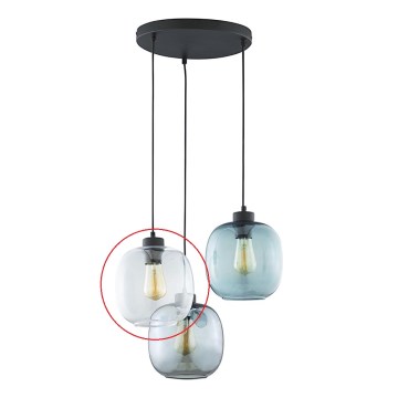 Vetro di ricambio per lampadario ELIO E27 limpido