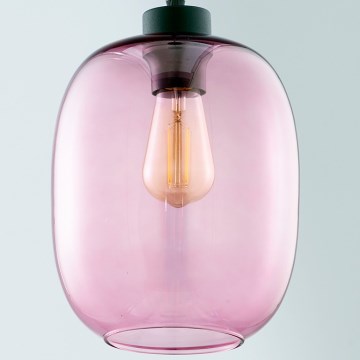 Vetro di ricambio per lampadario ELIO E27, Ø 20 cm, rosa fumé