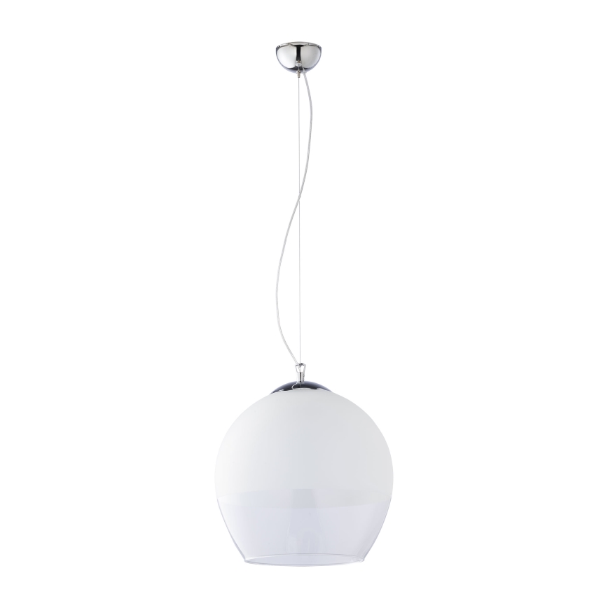 Vetro di ricambio per lampadario KULA E27 diam. 38 cm bianco/trasparente