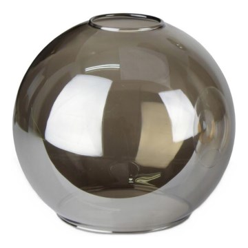 Vetro di ricambio per lampadario LACRIMA SMOKY E27 diam. 15 cm nero fumé