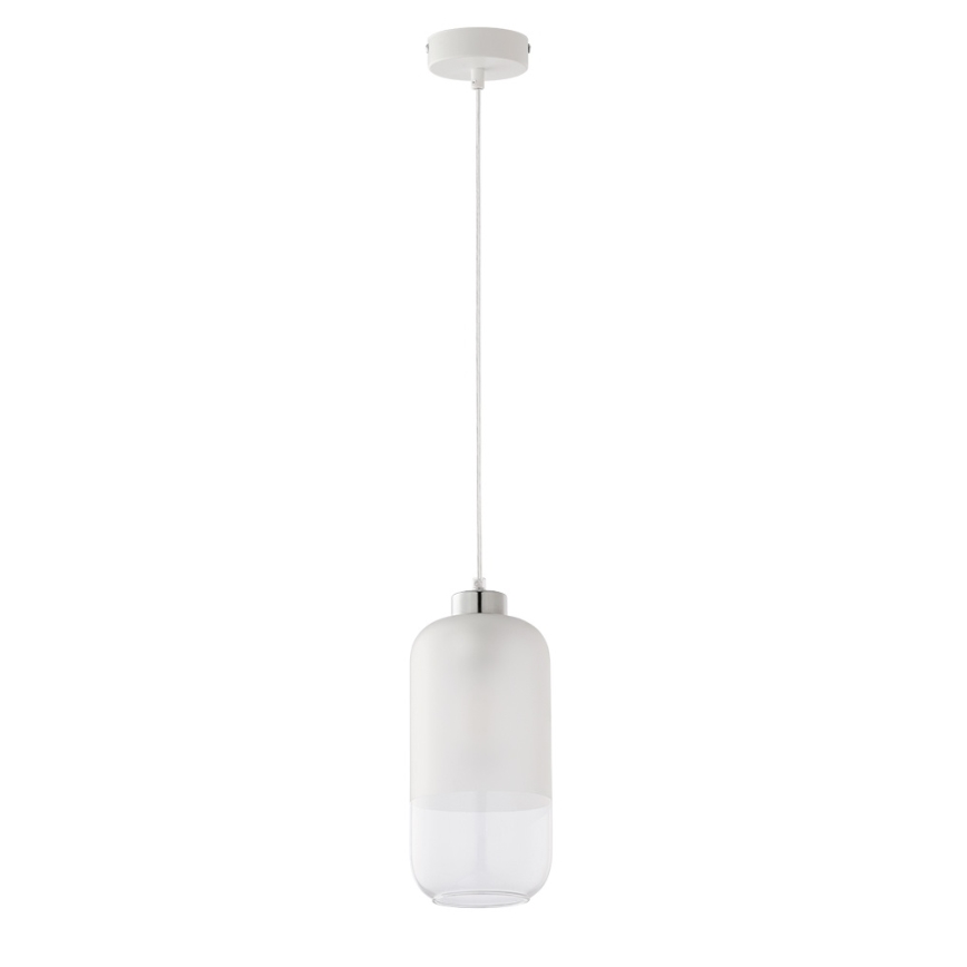 Vetro di ricambio per lampadario MARCO E27 Ø 14 cm trasparente/bianco