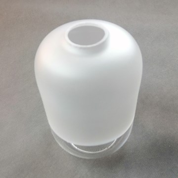 Vetro di ricambio per lampadario MARCO E27 Ø 14 cm trasparente/bianco