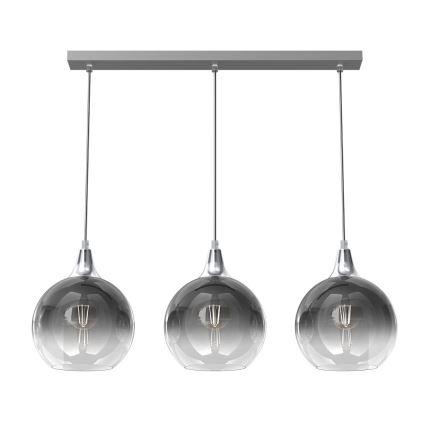 Vetro di ricambio per lampadario MONTE E27 diametro 20 cm fumé