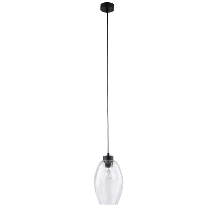 Vetro di ricambio per lampadario OTTICCO, PICCOLO E27, diametro 16 cm, trasparente