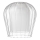 Vetro di ricambio per lampadario PAULA E27 diam. 10 cm