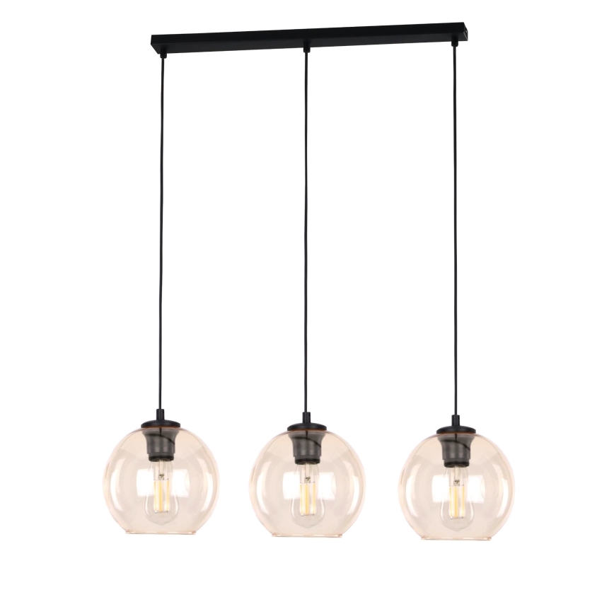 Vetro di ricambio per lampadario POBO G9 Ø 14 cm, colore fumé/beige