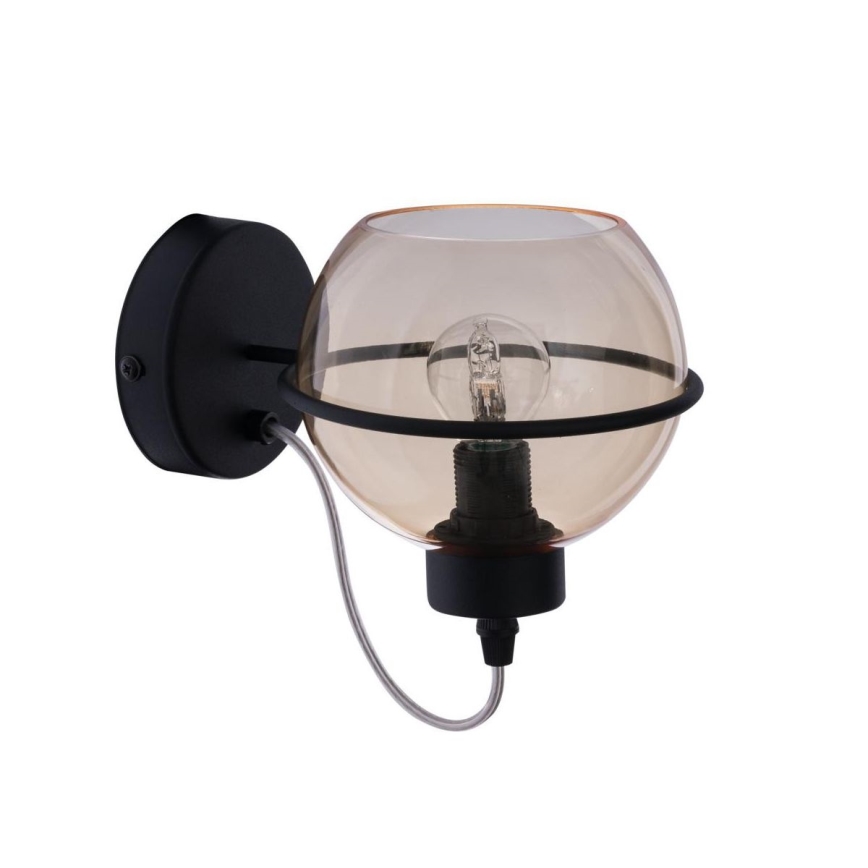 Vetro di ricambio per lampadario POBO G9 Ø 14 cm, colore fumé/beige