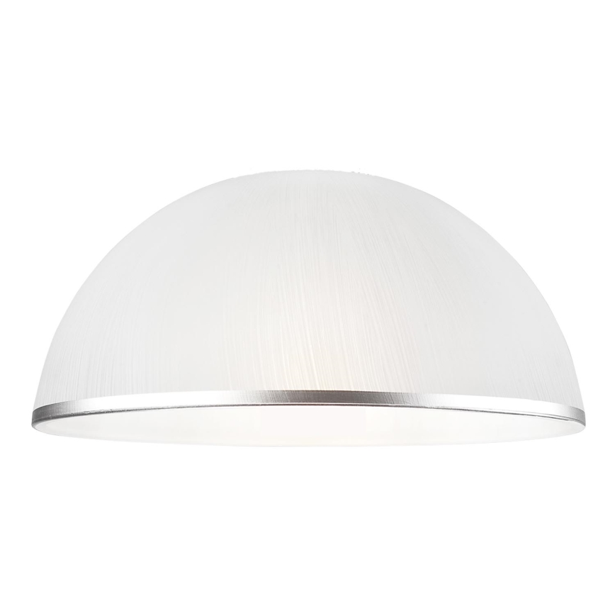 Vetro di ricambio per lampadario RETRO, ANTICO E27 Ø 30 cm bianco/argento