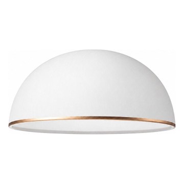 Vetro di ricambio per lampadario RETRO, ANTICO E27, Ø 30 cm, bianco/bronzo