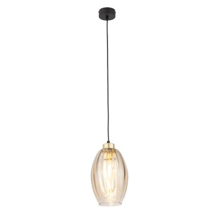 Vetro di ricambio per lampadario SEBO E27, Ø 17 cm, beige fumé