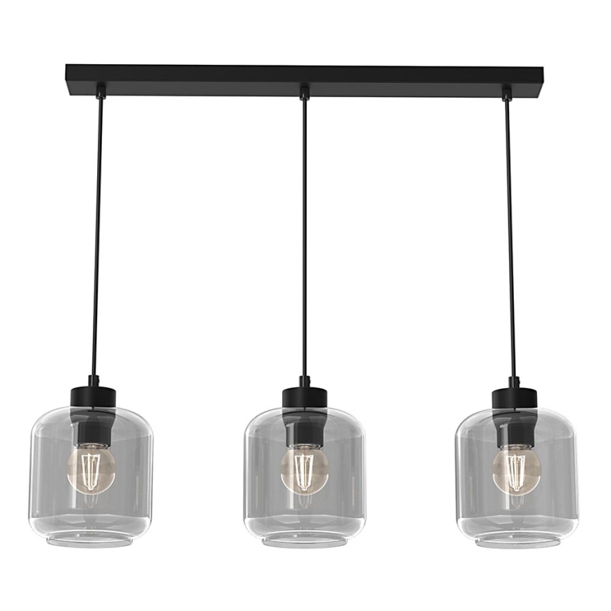 Vetro di ricambio per lampadario SOMBRA E27, diametro 16 cm, grigio fumé
