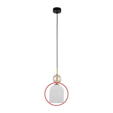 Vetro di ricambio per lampadario SOPHIA, beige fumé