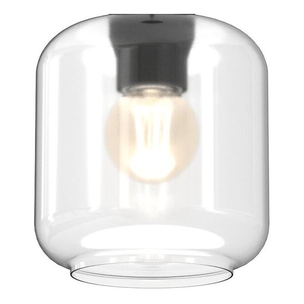 Vetro di ricambio trasparente per lampadario SOMBRA E27, diametro 16 cm