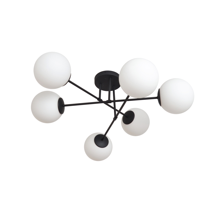 Vetro di ricambio universale MOON E27 diametro 16 cm bianco